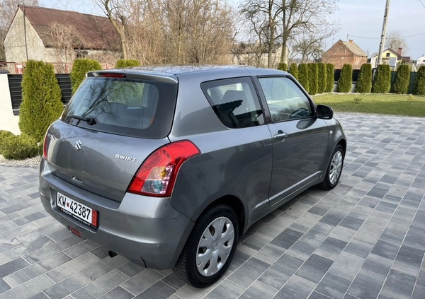 Suzuki Swift cena 7900 przebieg: 220000, rok produkcji 2008 z Zagórów małe 121